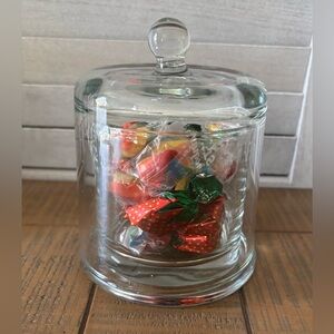 Clear Glass Candy Jar with Lid